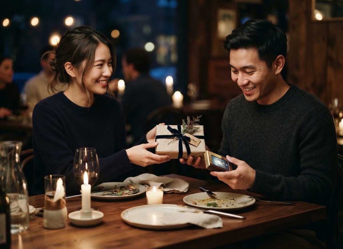 木桌上的笔记本电脑、手机和咖啡杯